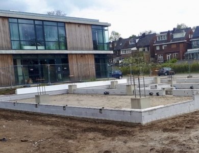 Photo:Foundation Pavilion 3 Rosmalen completed