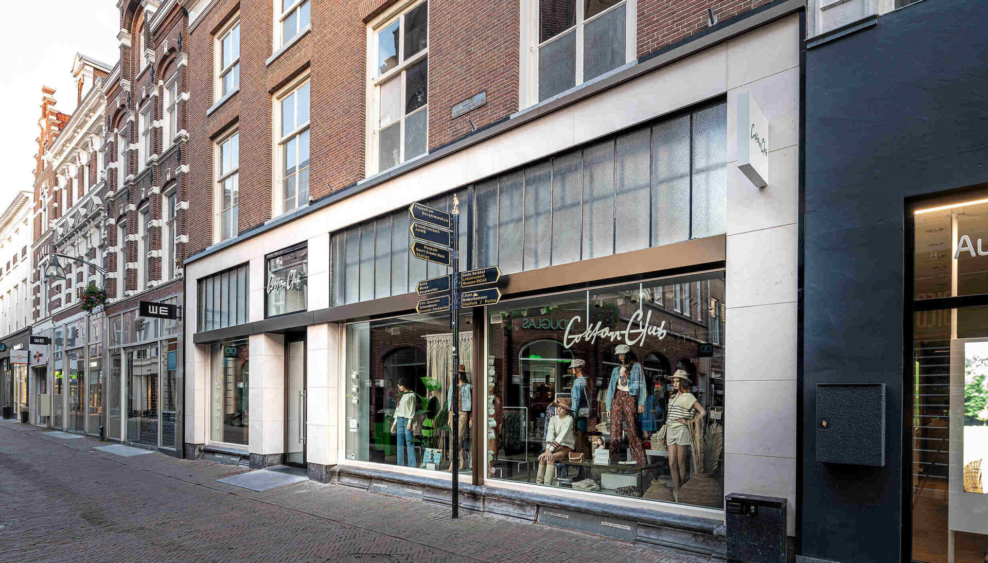Nieuwe gevel monumentale pand cotton club deventer