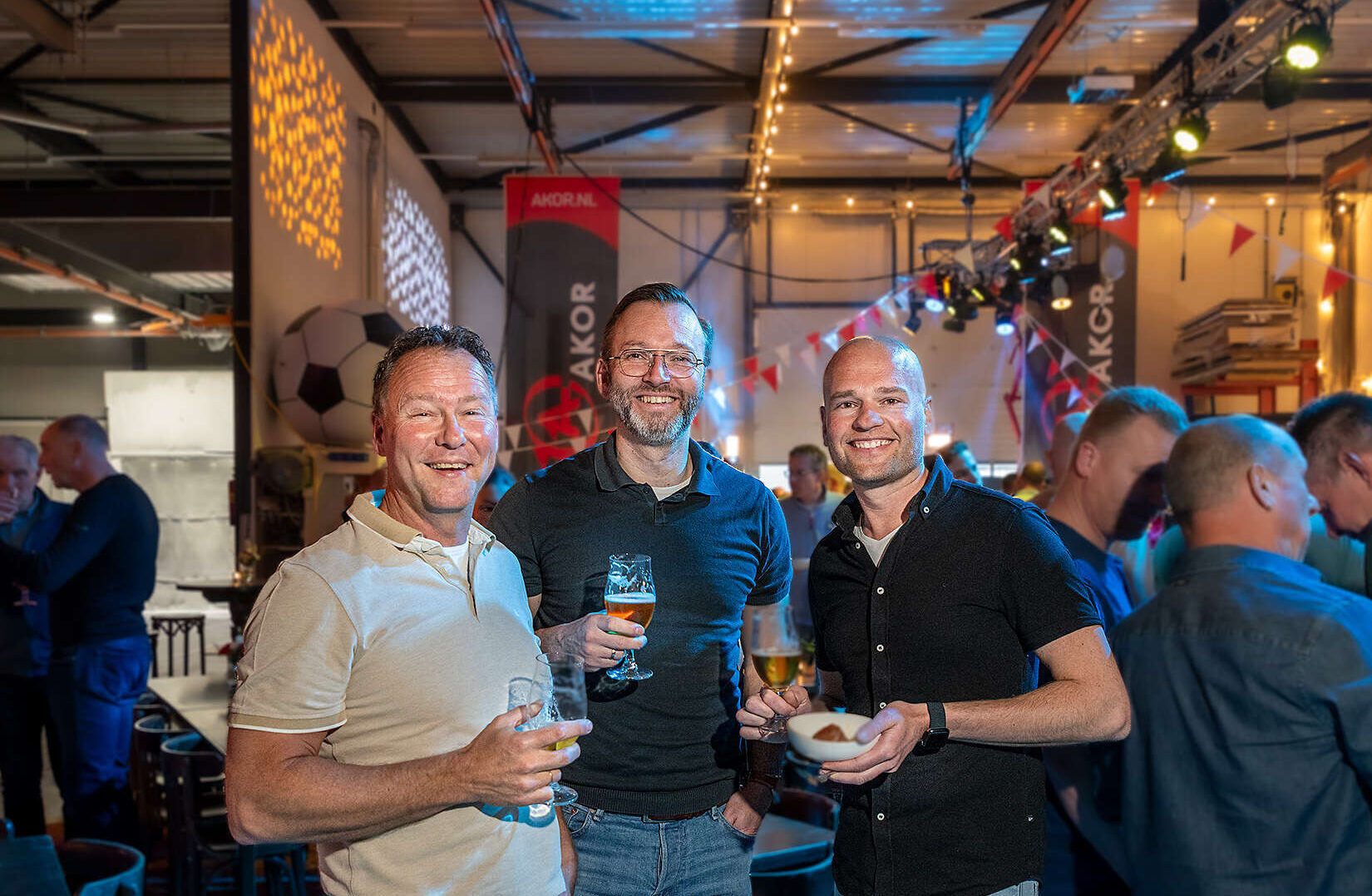 Directieteam bestaande uit Bert Voortman, Martin van Gent en Richard Fransen tijdens de AKOR-dag 2025